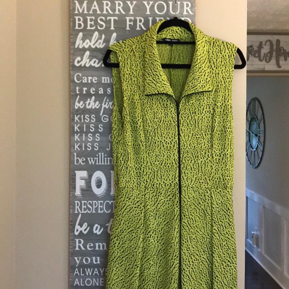 Lime green Samuel Dong long church jacket